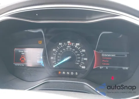 2016 Ford Fusion Se из США, поврежденный, VIN 1FA6P0H75G5133475